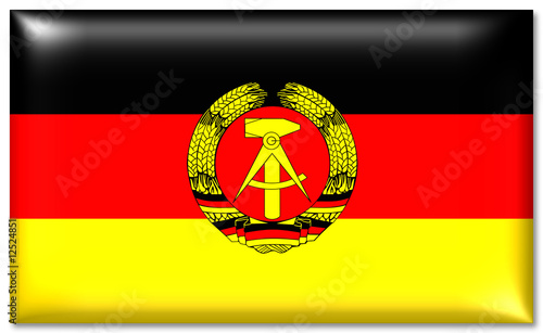 Quadro em tela ddr fahne gdr flag