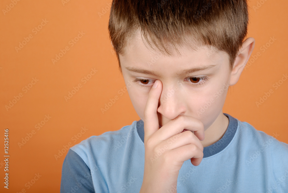 Boy thinks Boy thinks