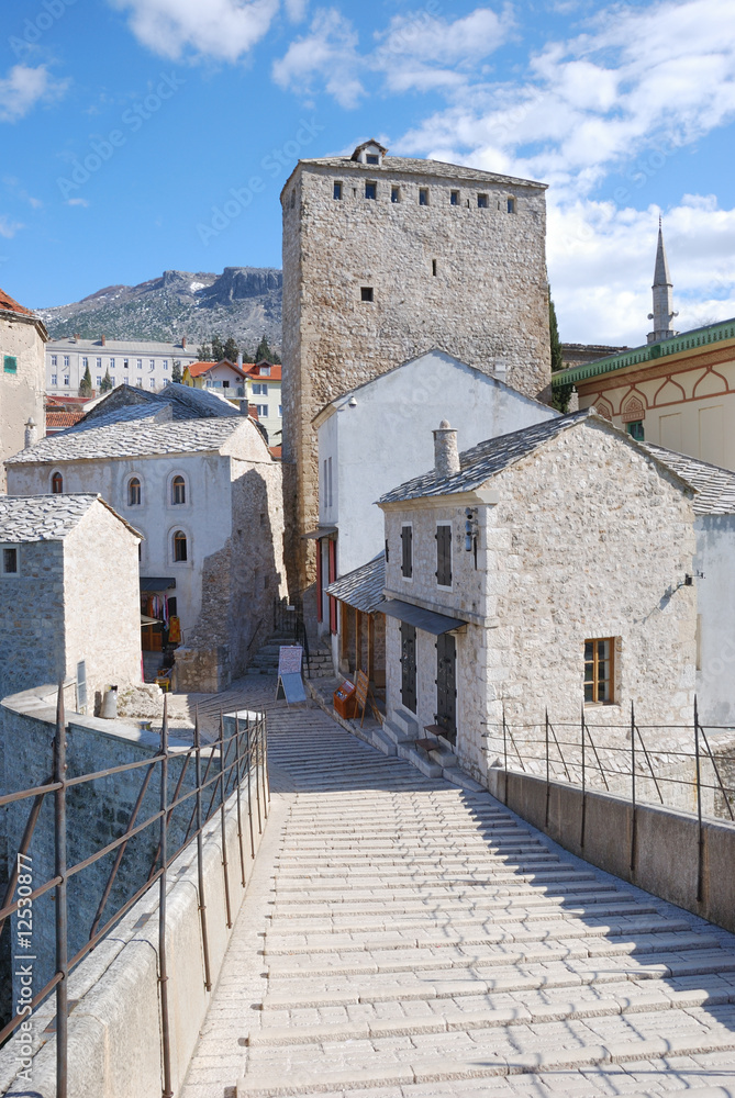 Old Bridge East Tower in Mostar