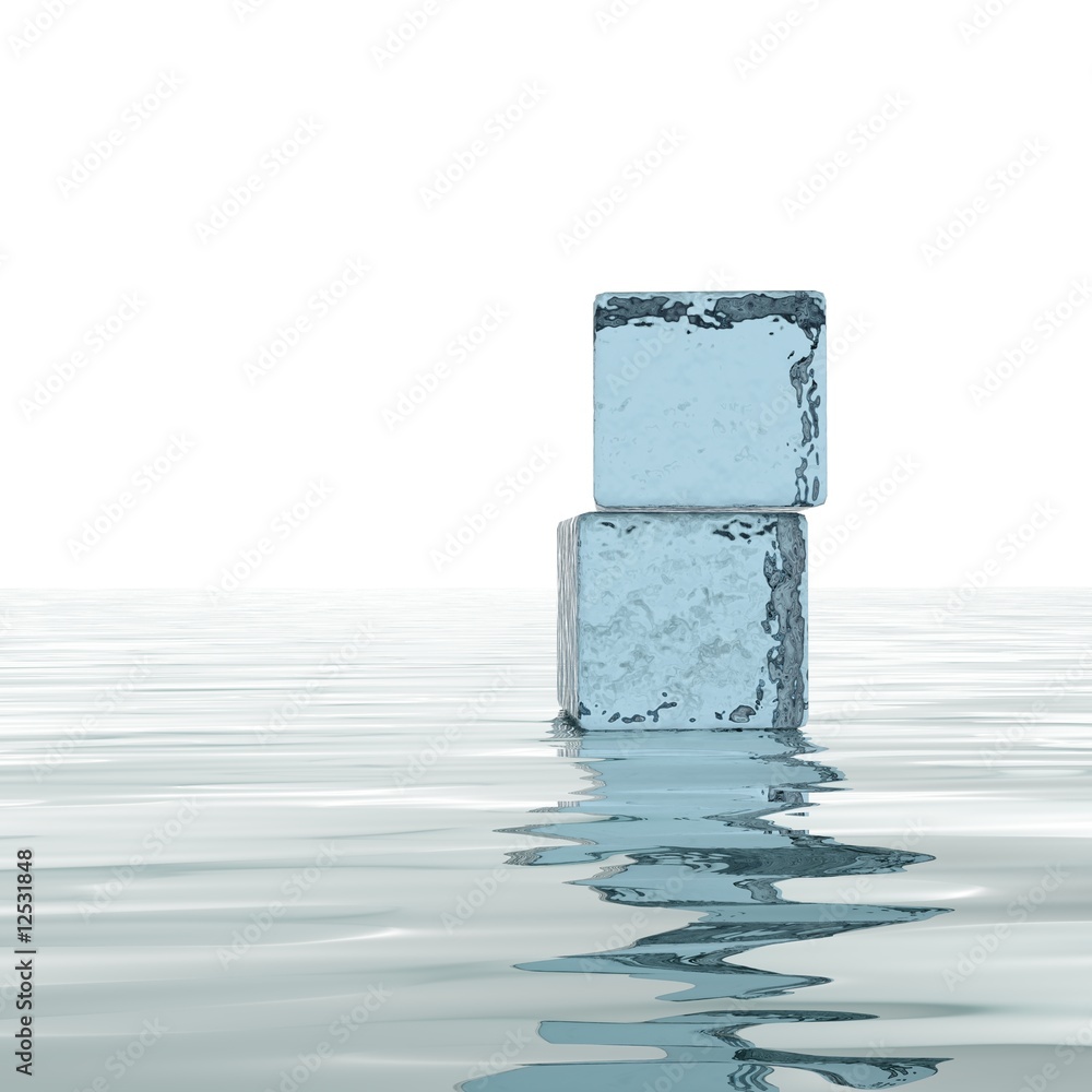cubi di ghiaccio cubi di ghiaccio