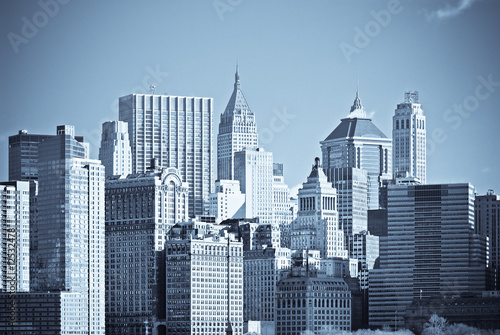panorama of manhattan, new york photo