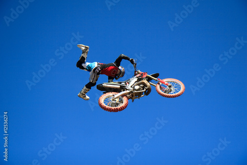 extreme jump in motocross