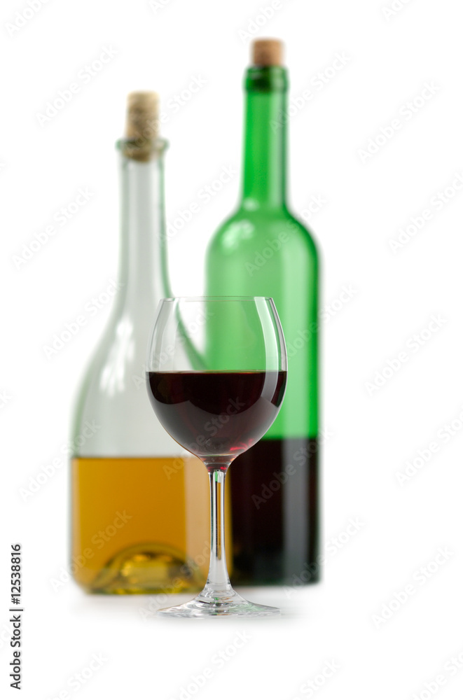 White and red wine White and red wine
