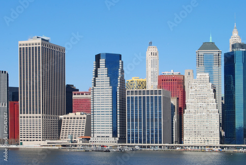Manhattan skyscraper view