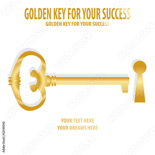 Goden key for your success