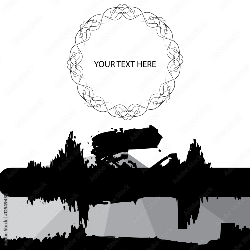 Grunge frame for your text