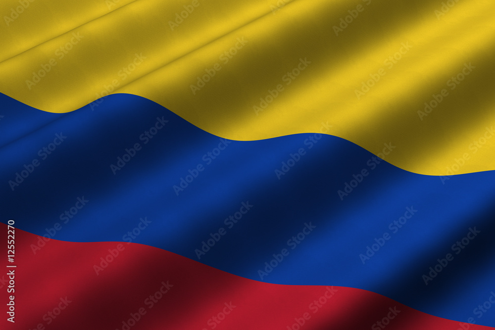 Fototapeta premium Colombian Flag