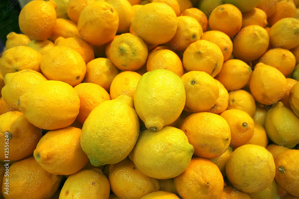 raw lemon heap