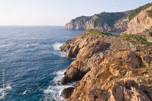 beautiful wild costline of Costa Brava, Spain