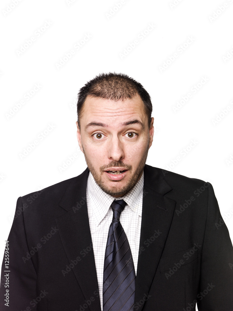 Surprised man