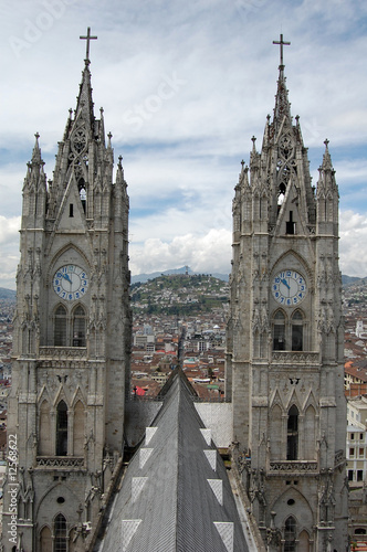 Two towers basilica Quito