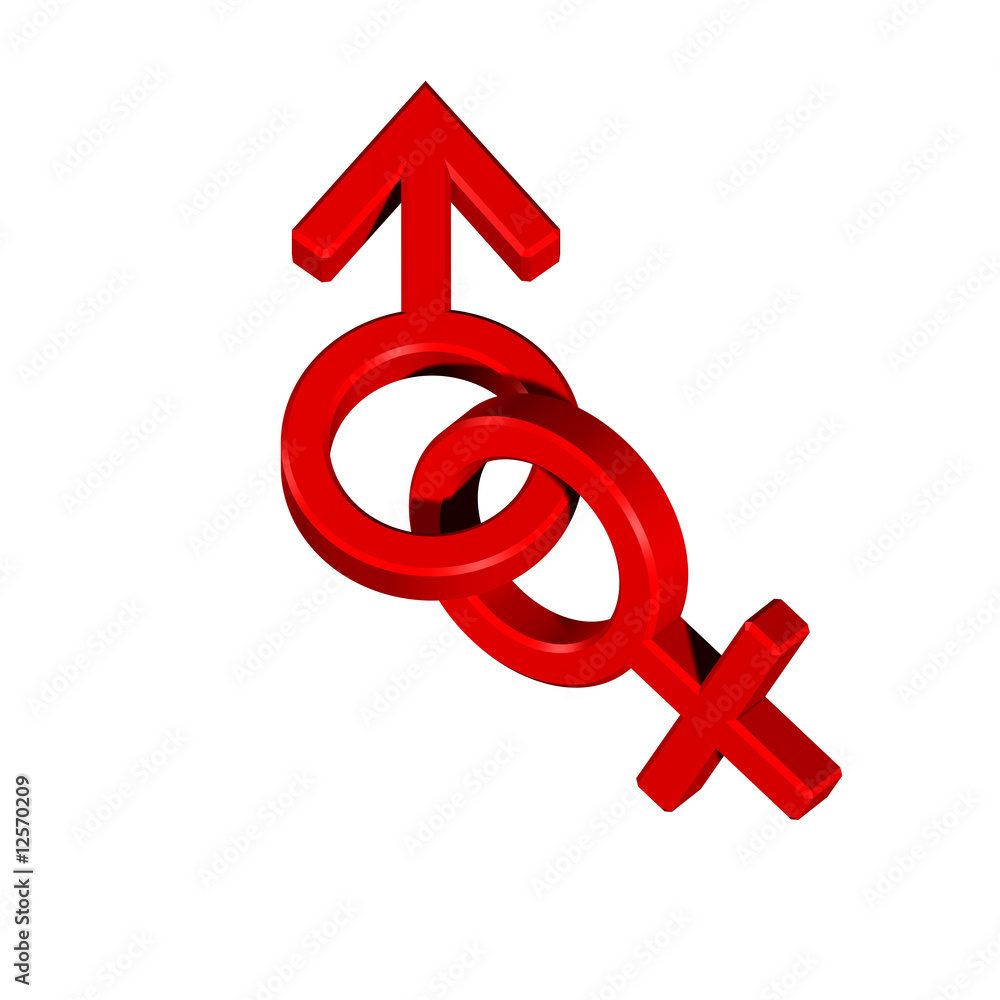 Red linked sex symbols. Red linked sex symbols.