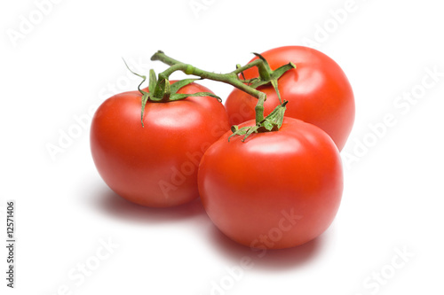 Tomatoes on a bunch-23