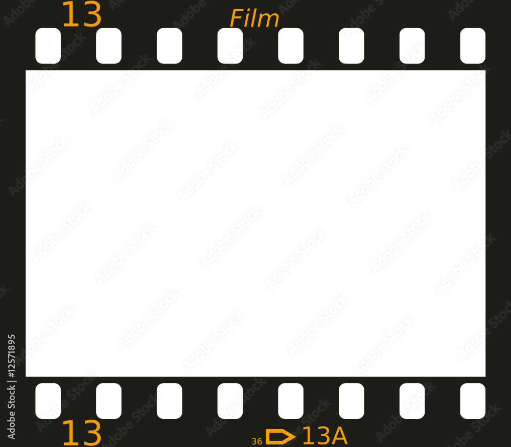 35mm film frame Stock Vector Adobe Stock