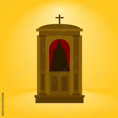 Confession booth