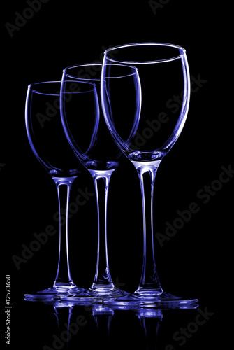 Wine glass for fault