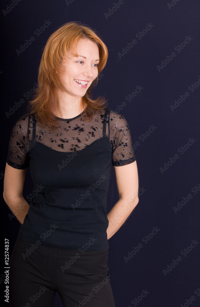 smiling girl smiling girl