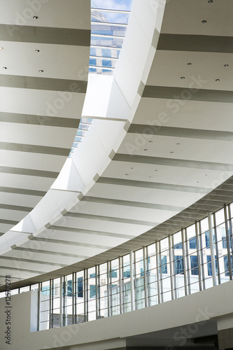 modern ceiling in shopping mall