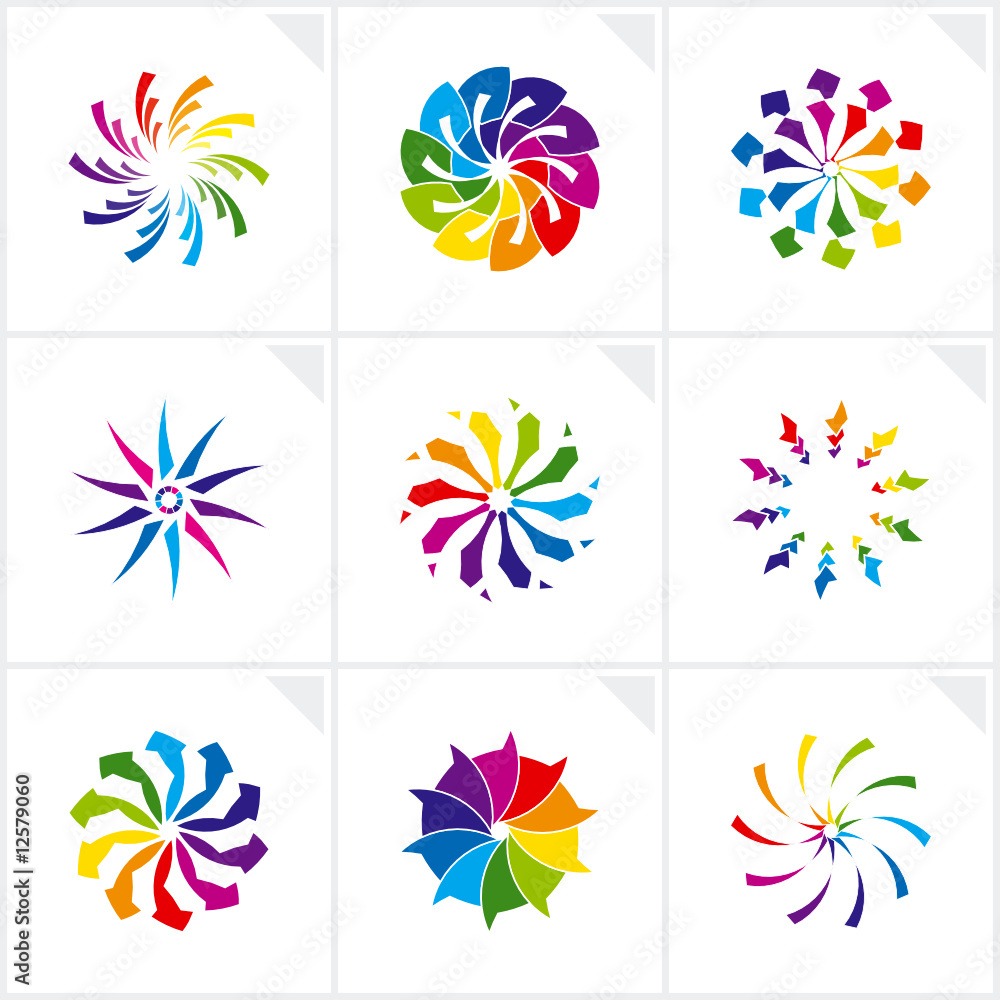 Fototapeta premium Abstract design elements. Vector.