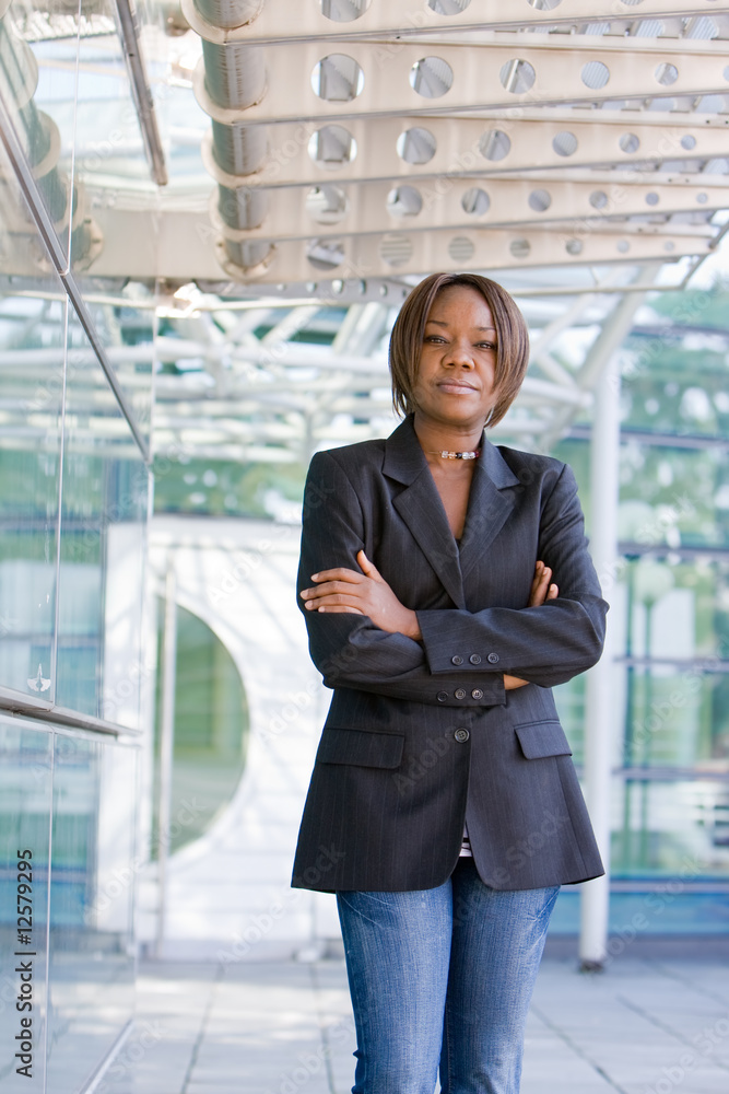 Black african american business woman Black african american business woman
