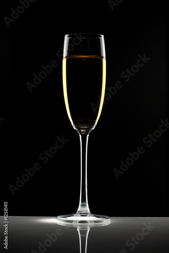 Glass of champagne. © juri semjonow