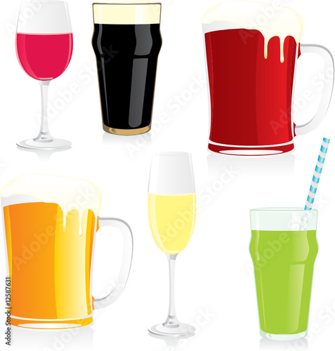 isolated glasses