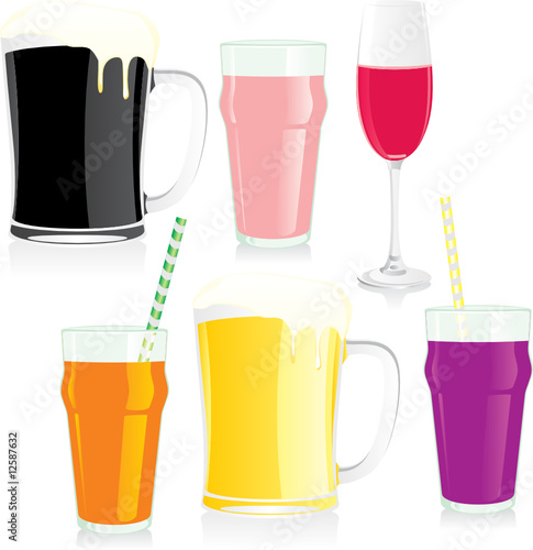 isolated glasses