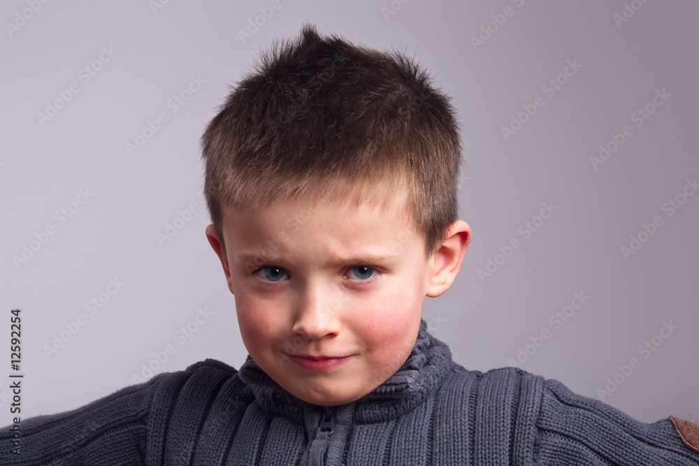 Quizzical little boy Quizzical little boy