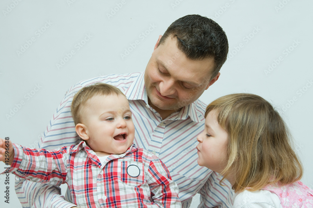 father and kids father and kids