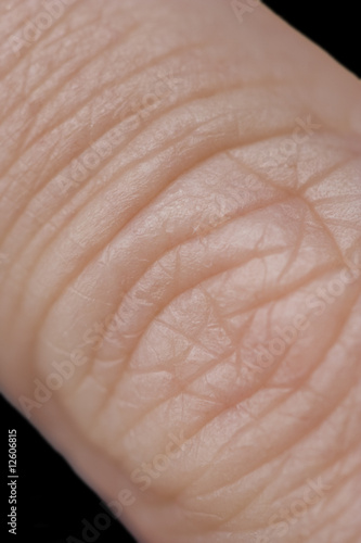 Human Finger of a mature woman
