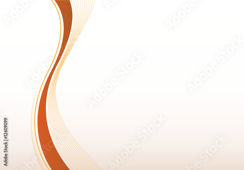 Hintergrund mit braunen/orangen Schwüngen