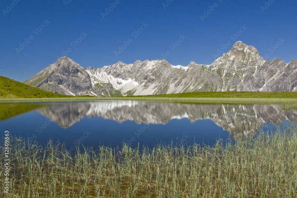 Obraz premium Bergsee im Montafon