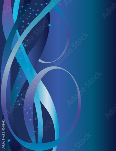 decorative blue abstract