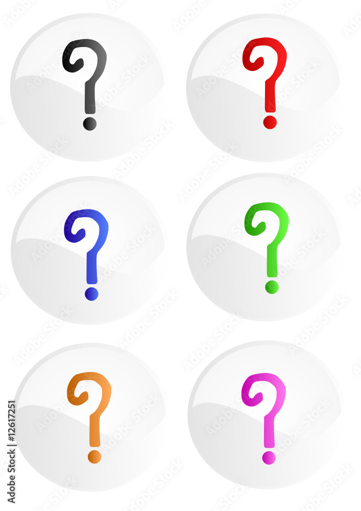 Logos de points d'interrogations Logos de points d'interrogations