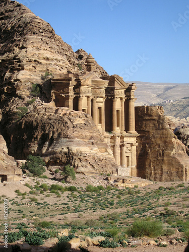 Das Kloster "Ed Deir" in Petra in Jordanien