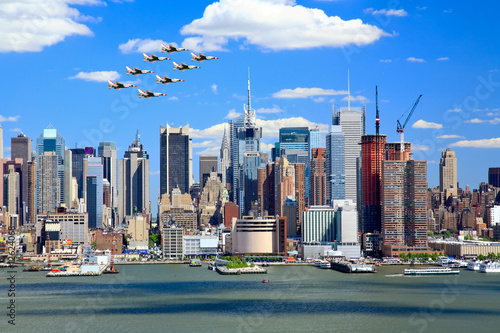 The Manhattan Midtown Skyline