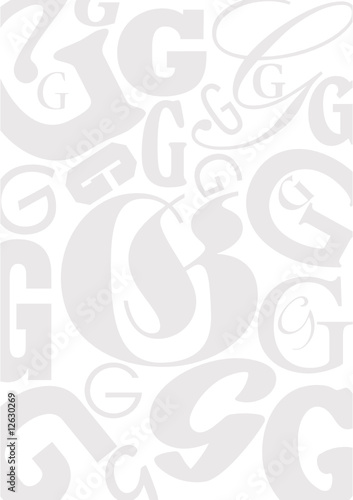 Background with letter G