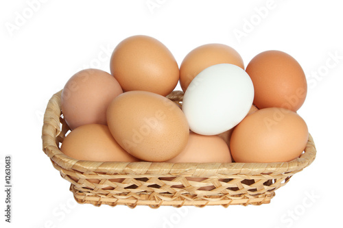 Wallpaper Mural Easter eggs in basket. Torontodigital.ca