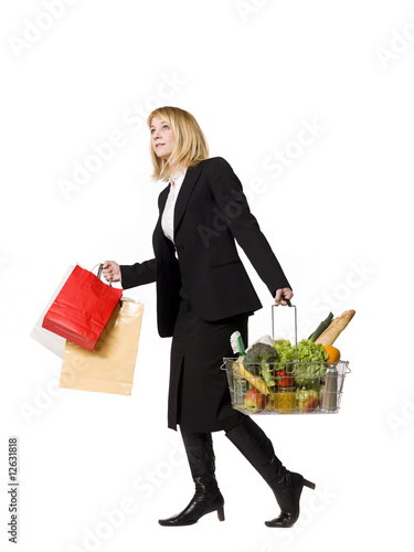 Shopping woman photo