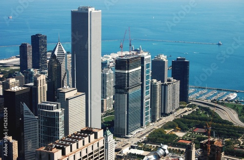Chicago bird view