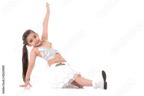 Canvas Print Dancing baby girl