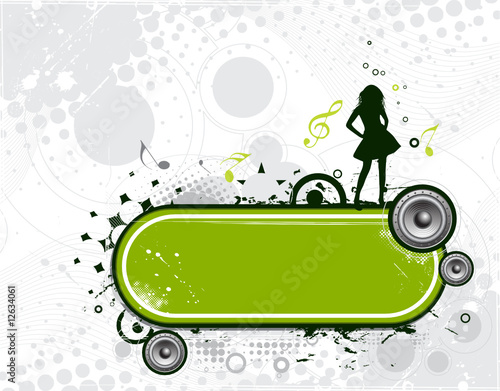 music retro background