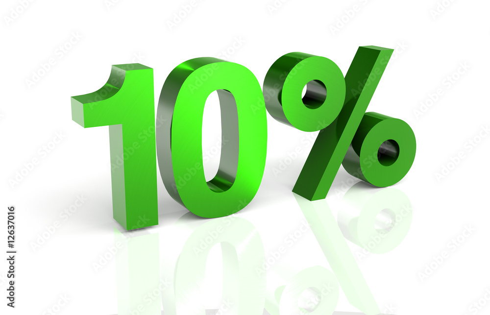 10 Prozent Rabatt 10 Prozent Rabatt