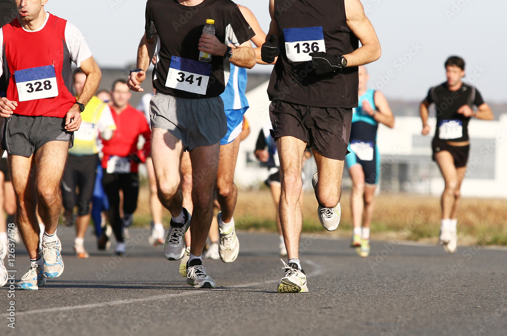 Fototapeta premium Course a pied, running 
