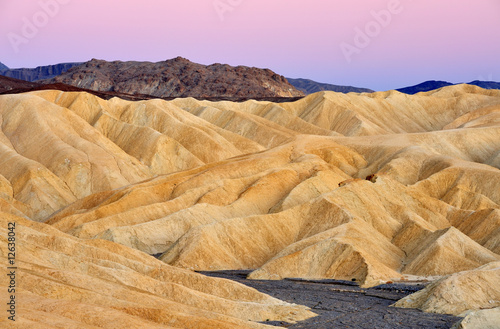 Twilight Golden Canyon, Death Valley photo