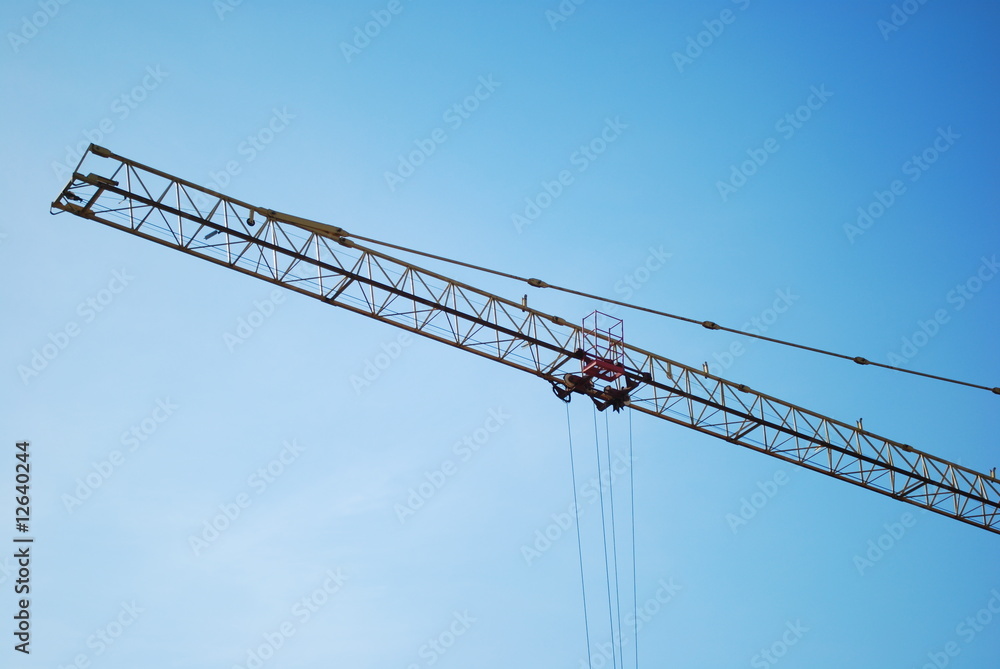 Crane at Construction Site, in Lisbon
