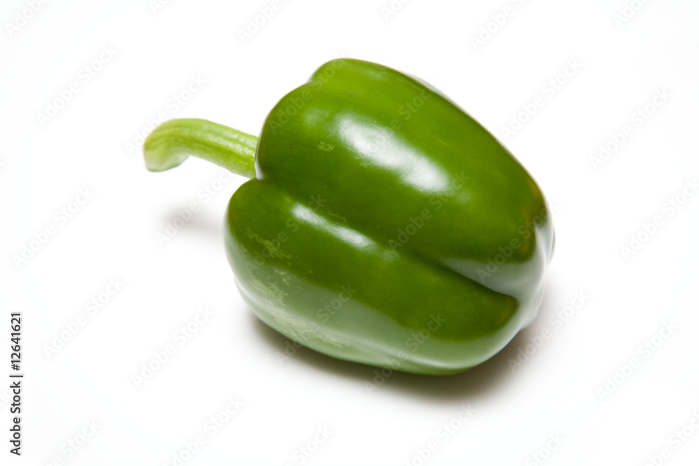 bell pepper on a white background. bell pepper on a white background.