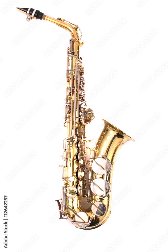 Naklejka premium saxophone