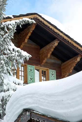 Luxurious chalet detail