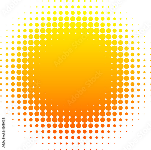 Plakat pop retro kreskówka wzór słońce
